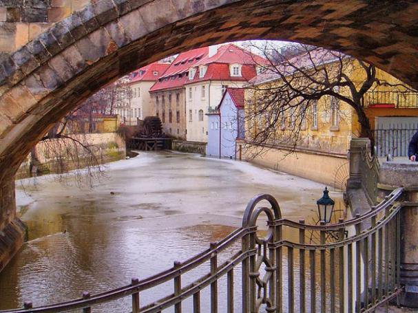 набережная - мост, набережная, река, вода - оригинал