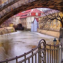 Схема вышивки «набережная»