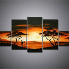 Схема вышивки «Полиптих "Закат"»