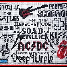 Схема вышивки «rock»