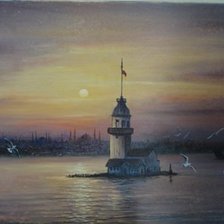 Схема вышивки «Kiz kulesi»