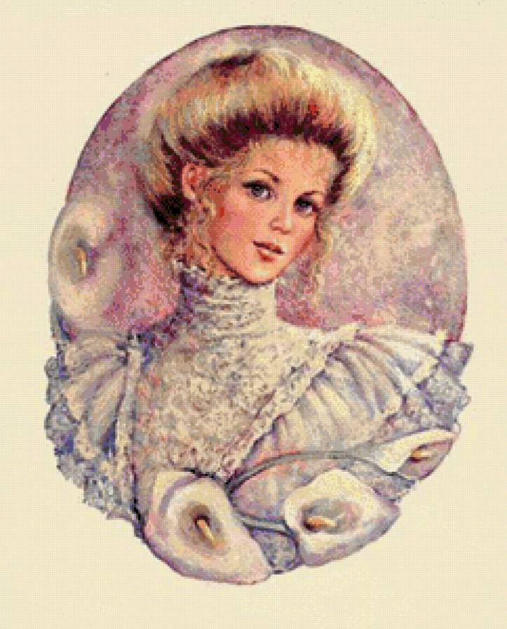 портрет леди - дама - предпросмотр