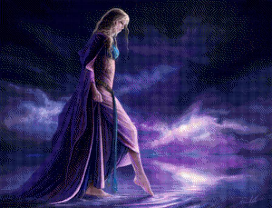 идущая по облаках - девушки - предпросмотр