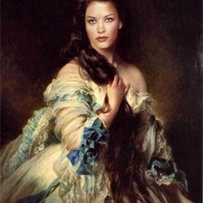 Схема вышивки «ее величество»