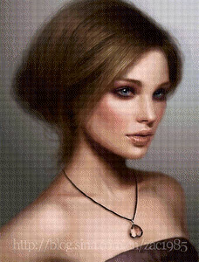 Милая девушка - красавица, дама, девушка - предпросмотр