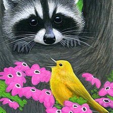 Схема вышивки «Енотик»