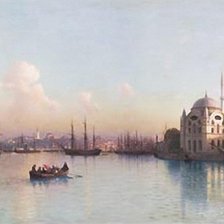 Схема вышивки «Залив. Лагорио Л.Ф.»