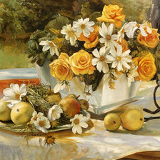 Схема вышивки «фрукты»