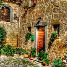 Схема вышивки «серия "дома"»