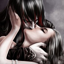 Схема вышивки «Влюбленная пара»