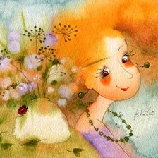 Схема вышивки «жучок»