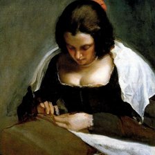 Схема вышивки «Вышивальщица.Веласкеа Диего»