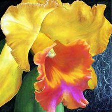 Схема вышивки «орхидея»