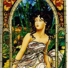 Схема вышивки «богиня»