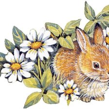 Схема вышивки «Зая»