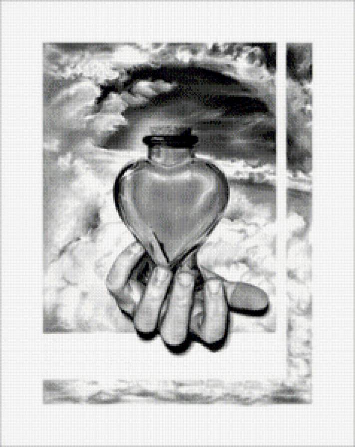 Элексир любви - любовь, сердце, монохром, дар - предпросмотр