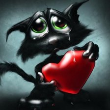 Схема вышивки «котик»