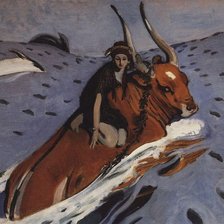 Схема вышивки «Похищение Европы.Серов»