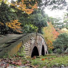 Схема вышивки «старый мост»