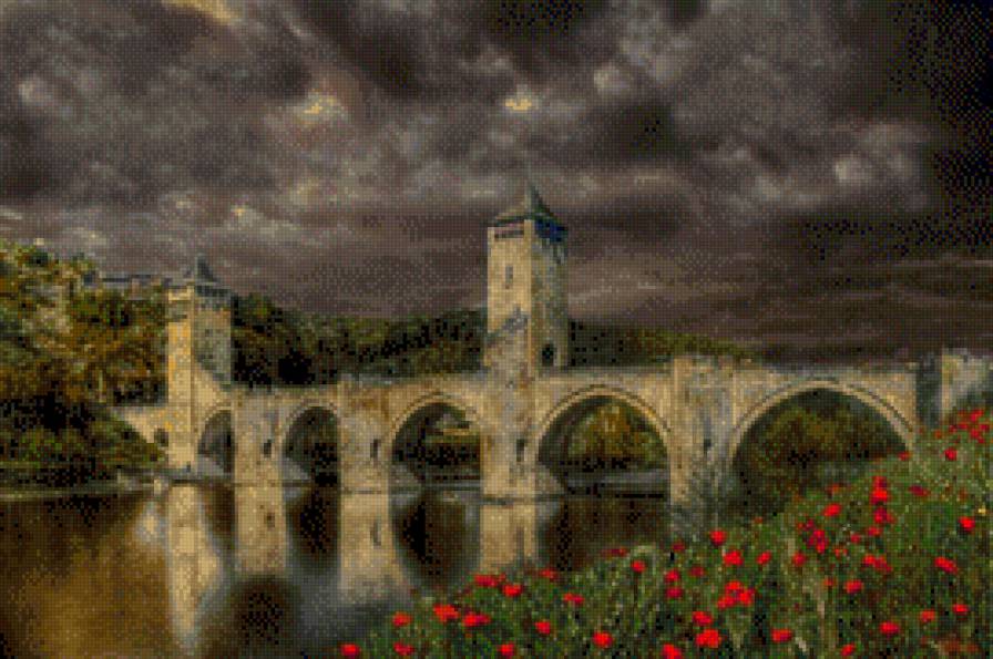 мост - река, мост - предпросмотр