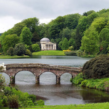 Схема вышивки «пейзаж»