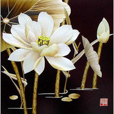 Лотос на черном