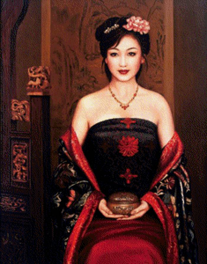 Китаянка - восток, девушка, азия - предпросмотр