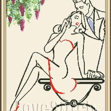 Схема вышивки «пара»