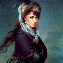 портрет джоли