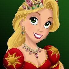 Схема вышивки «рапунцель»