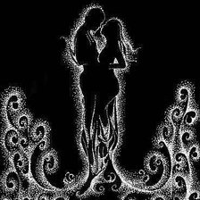 Схема вышивки «Монохром»