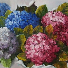 Схема вышивки «Гортензия»