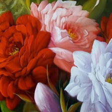 Схема вышивки «розы»