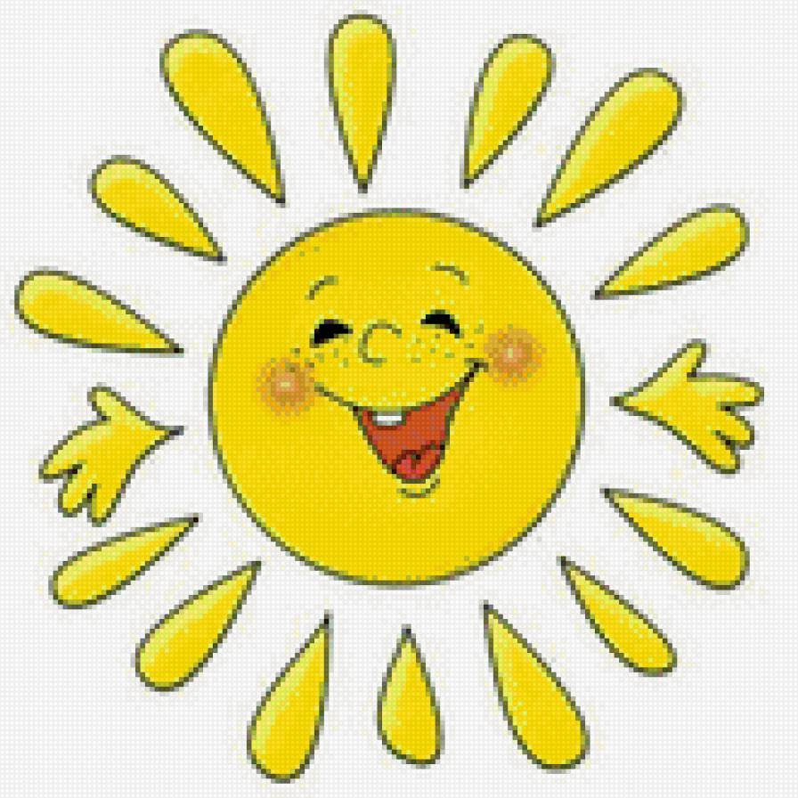 весёлое солнышко - счастье, солнце - предпросмотр