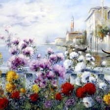 Схема вышивки «Antonio Fassini-Pejza wloski»