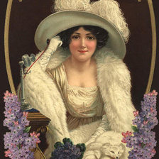 Схема вышивки «у телефона»