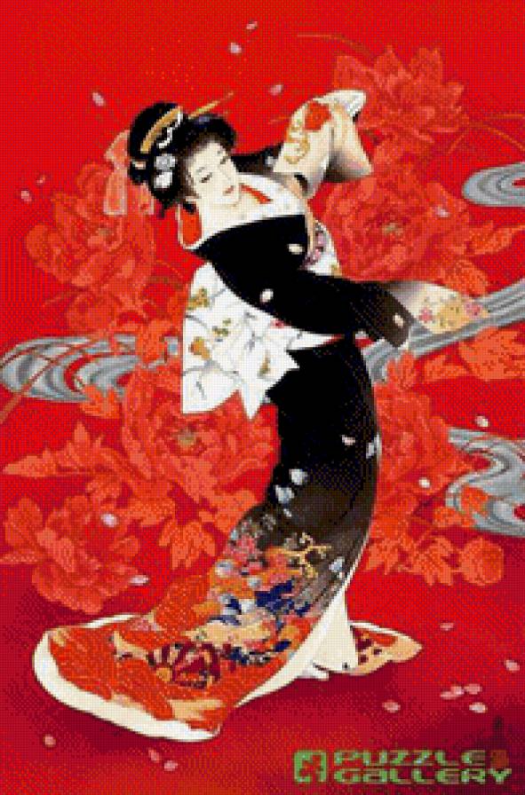 танец гейши - восток - предпросмотр