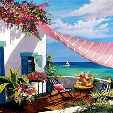 Схема вышивки «Отпуск»