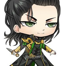 Схема вышивки «Милашка Локи»