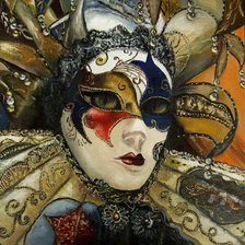 Схема вышивки «Венецианская маска»