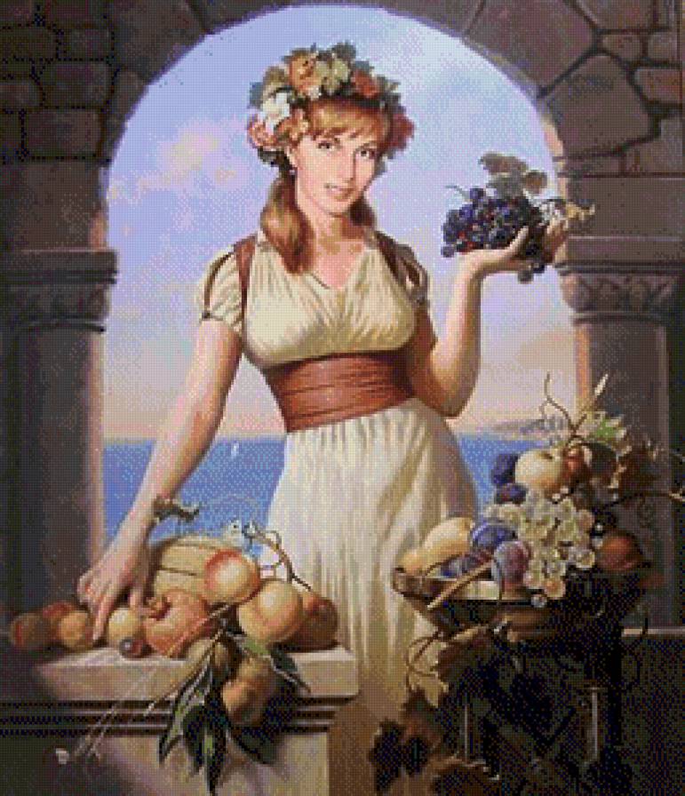 богиня плодородия - девушка - предпросмотр