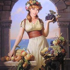 Схема вышивки «богиня плодородия»