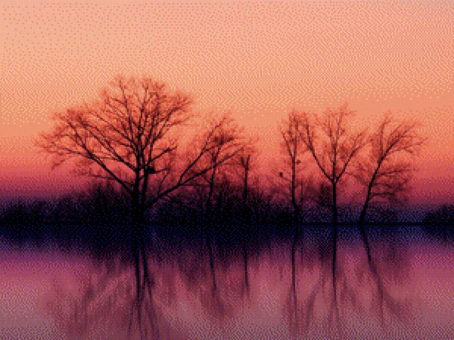 закат - природа, пейзаж, закат - предпросмотр