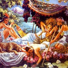 Схема вышивки «Девы»