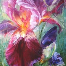 Схема вышивки «Ирисы»