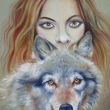 Схема вышивки «Взгляд»