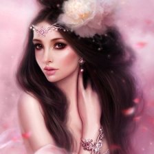 Схема вышивки «Красота женщины»