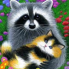 Схема вышивки «Енотик»