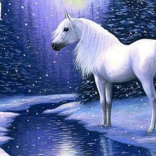 Схема вышивки «Красавица-лошадка»