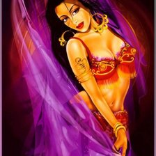 Схема вышивки «Танец живота»